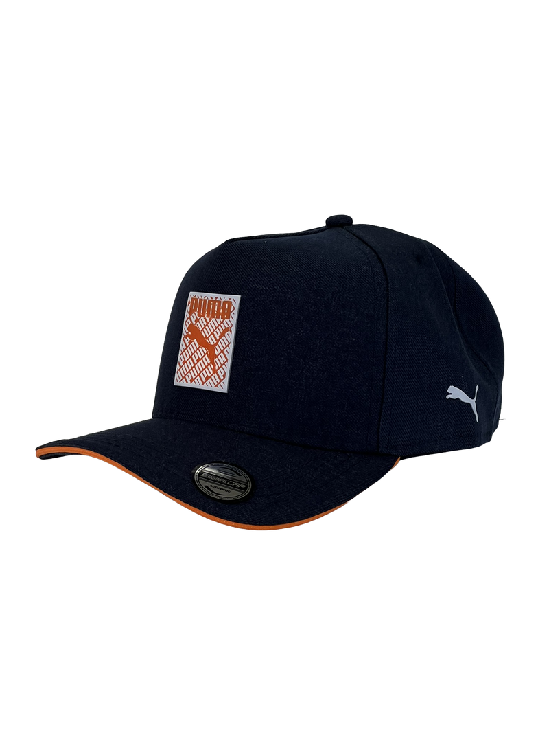 Boné Urbano Puma Especial - Cor Azul Escuro & Laranja Logo Original