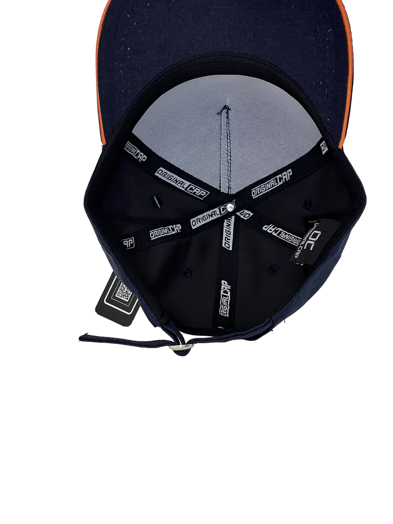 Boné Urbano Puma Especial - Cor Azul Escuro & Laranja Logo Original
