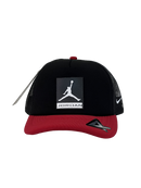 Boné Trucker Nike Jordan - Cor Preto & Vermelho Logo Original