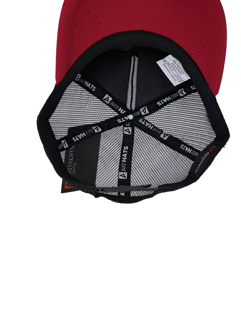 Boné Trucker Nike Jordan - Cor Preto & Vermelho Logo Original