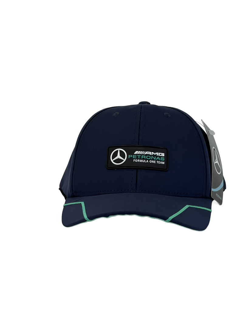 Boné Urbano F1 Mercedes AMG - Cor Azul Escuro Logo Original