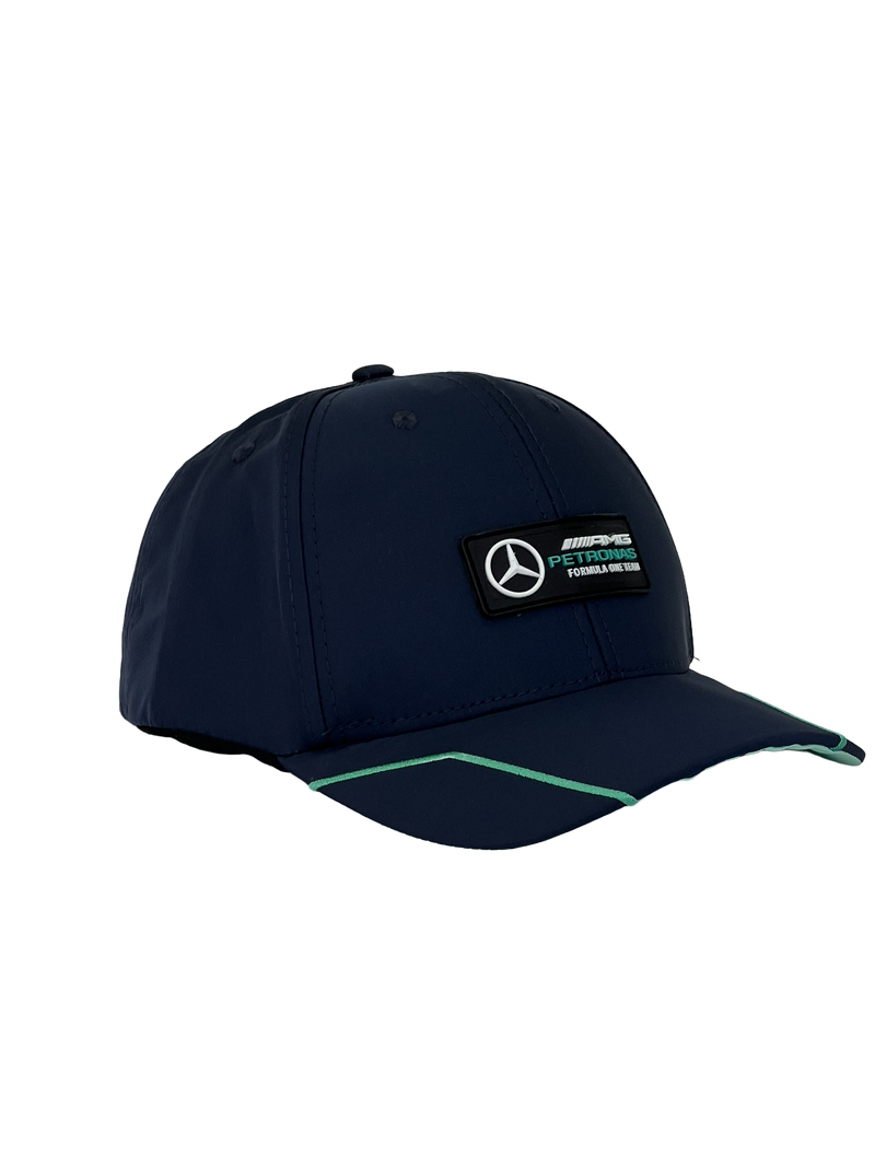 Boné Urbano F1 Mercedes AMG - Cor Azul Escuro Logo Original