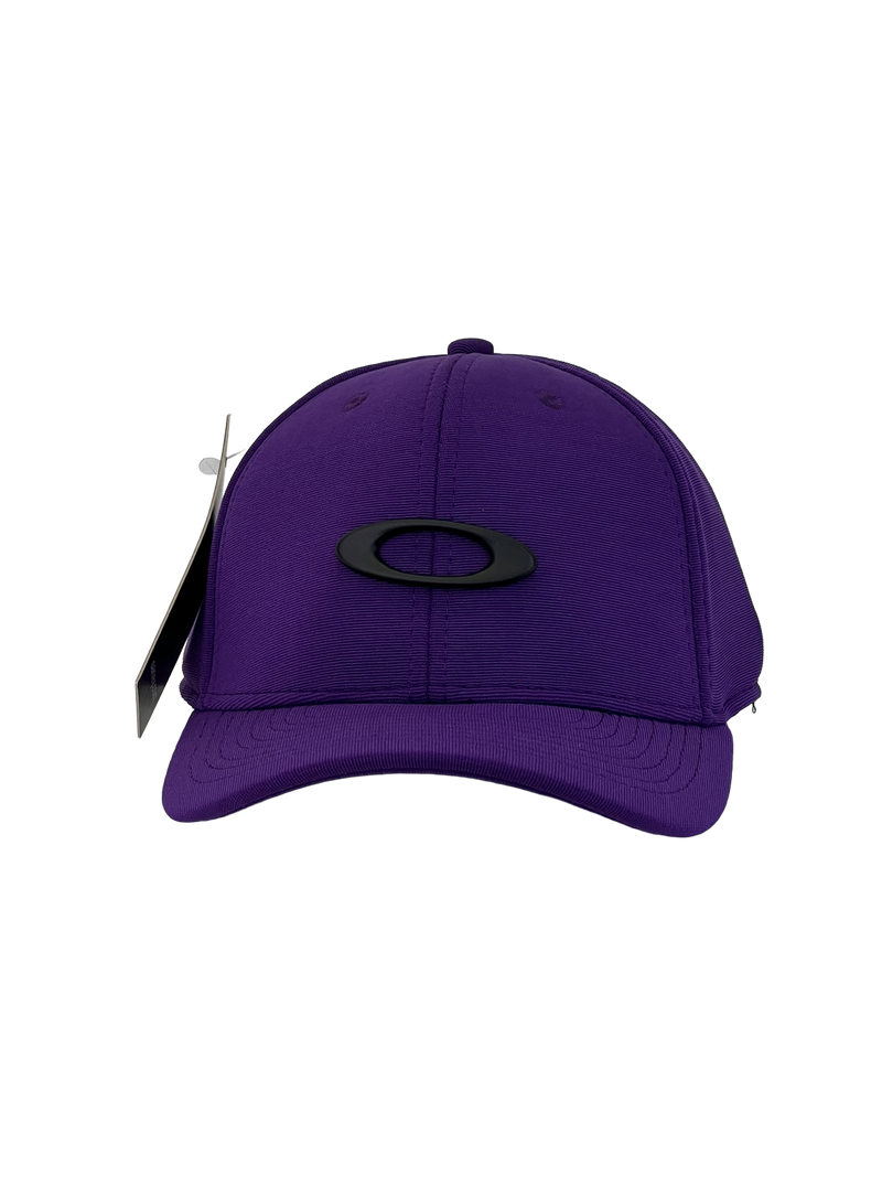 Boné Fitted Oakley Basic - Cor Roxo Logo Preto
