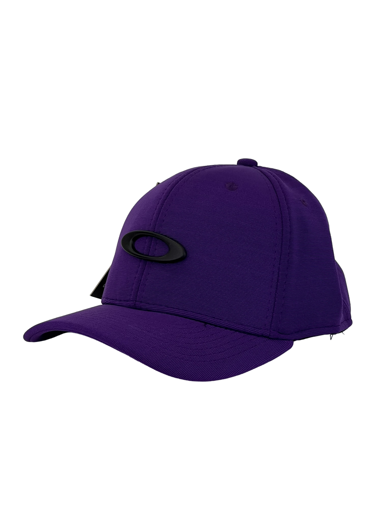 Boné Fitted Oakley Basic - Cor Roxo Logo Preto
