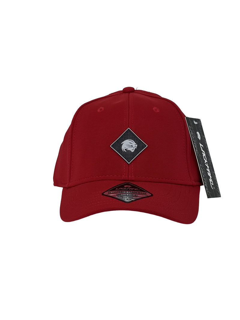 Boné Urbano Lackpard Leon - Cor Vermelho Logo Preto