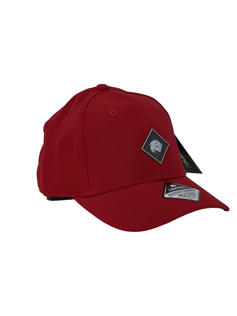 Boné Urbano Lackpard Leon - Cor Vermelho Logo Preto