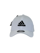 Boné Urbano Adidas Logo Classic - Cor Branco Logo Preto