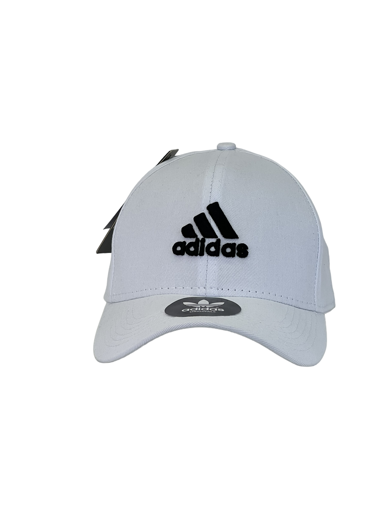 Boné Urbano Adidas Logo Classic - Cor Branco Logo Preto