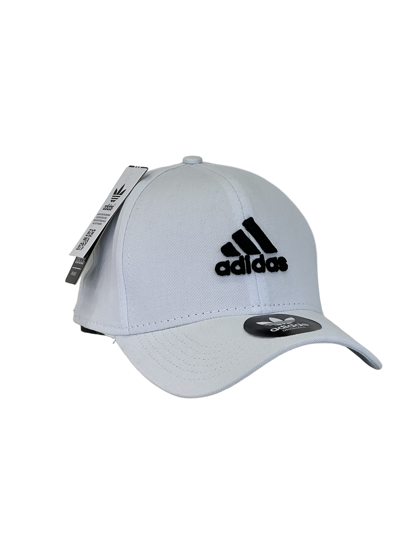 Boné Urbano Adidas Logo Classic - Cor Branco Logo Preto