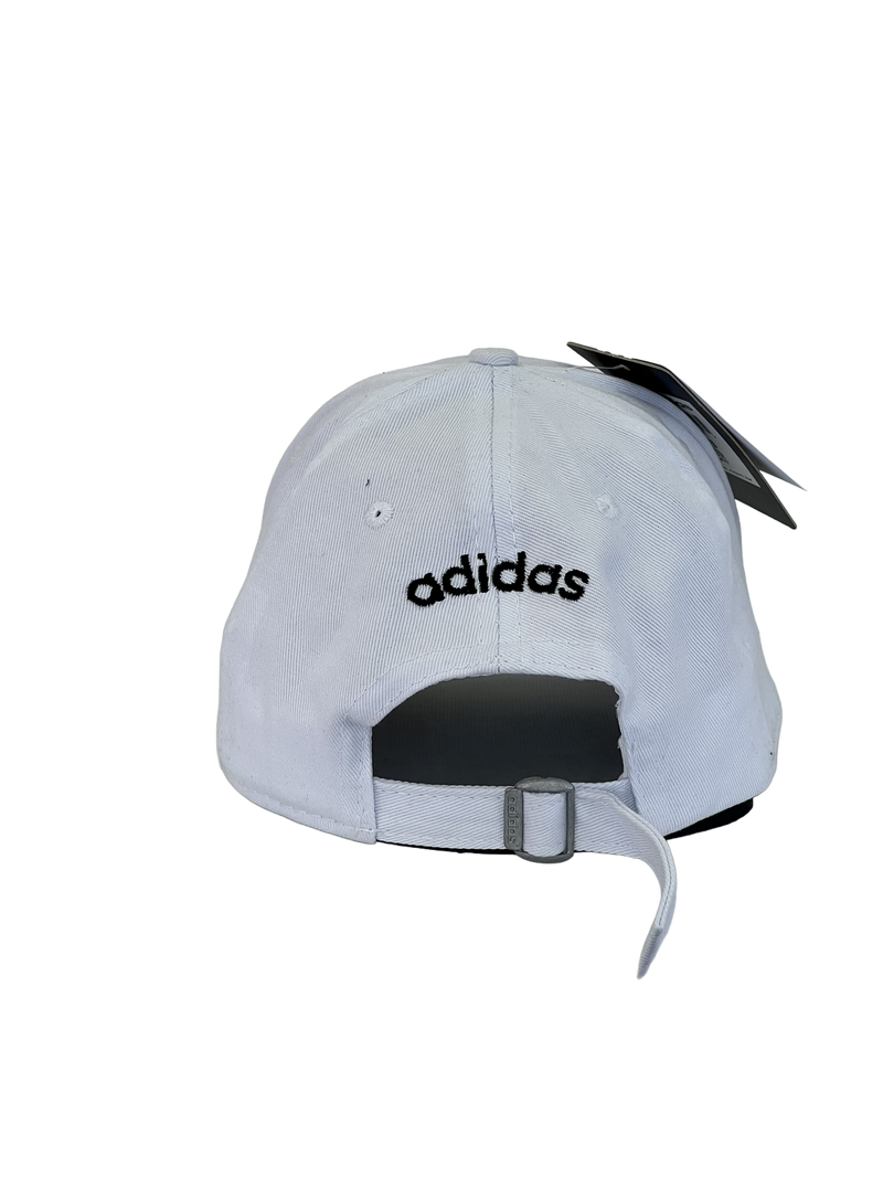Boné Urbano Adidas Logo Classic - Cor Branco Logo Preto