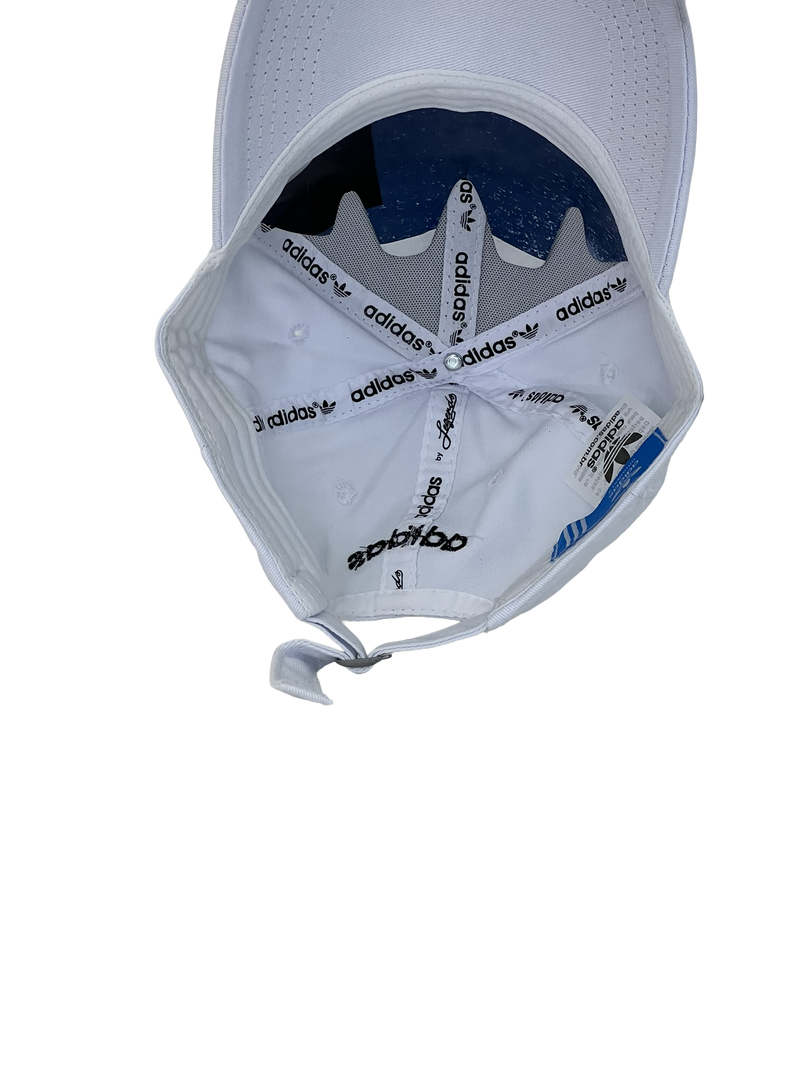 Boné Urbano Adidas Logo Classic - Cor Branco Logo Preto