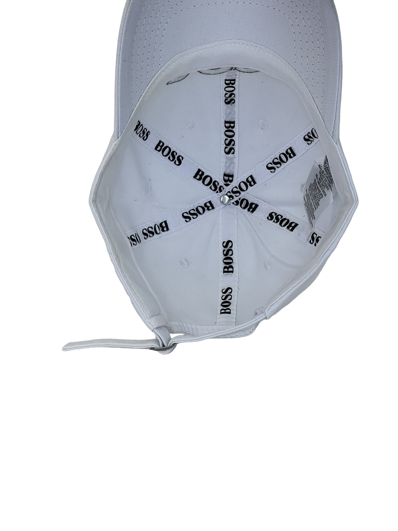 Boné Urbano Hugo Boss BOSS BIG - Cor Branco Logo Branco