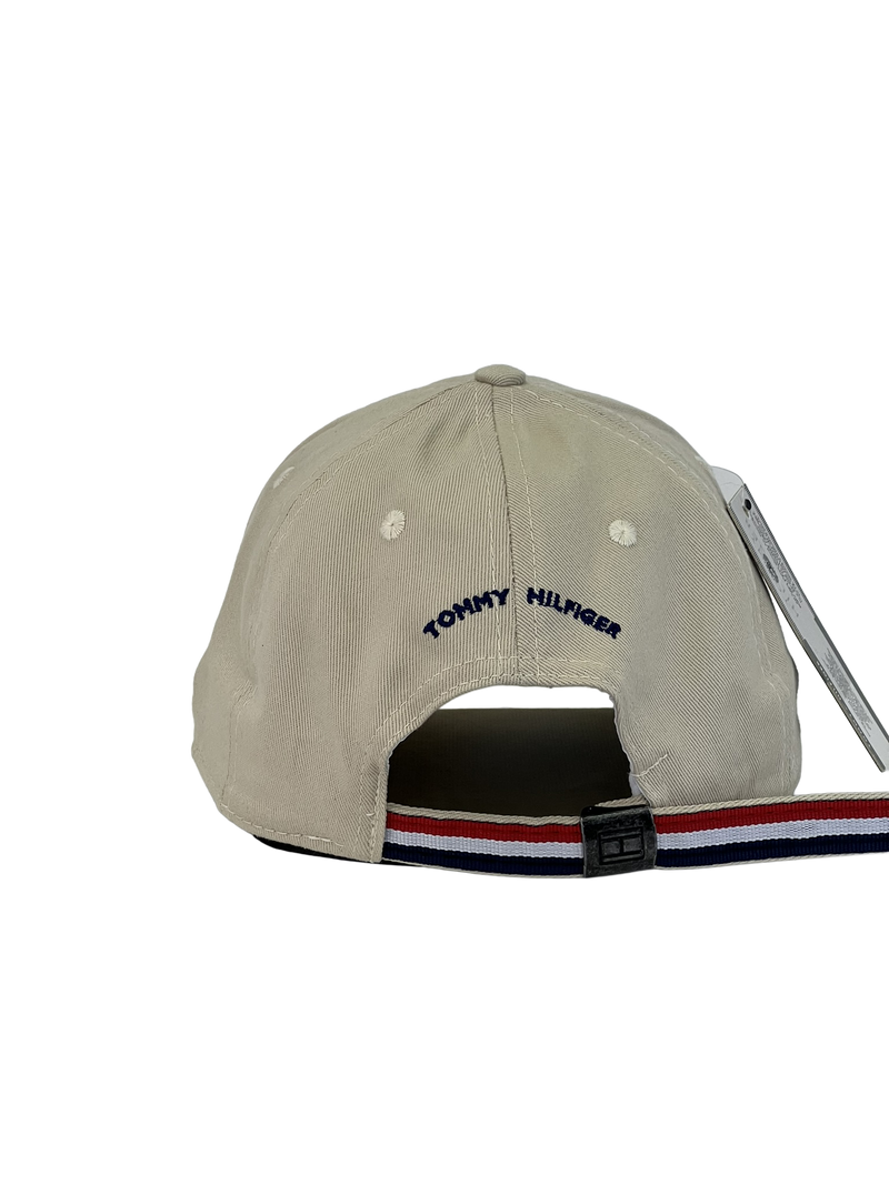 Boné Urbano Tommy Hilfiger Classic - Cor Bege Logo Original