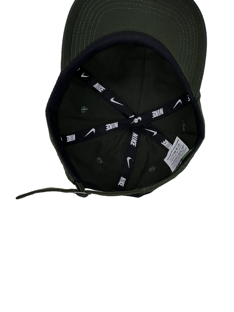 Boné Casual Nike Mini - Cor Verde Militar Logo Original