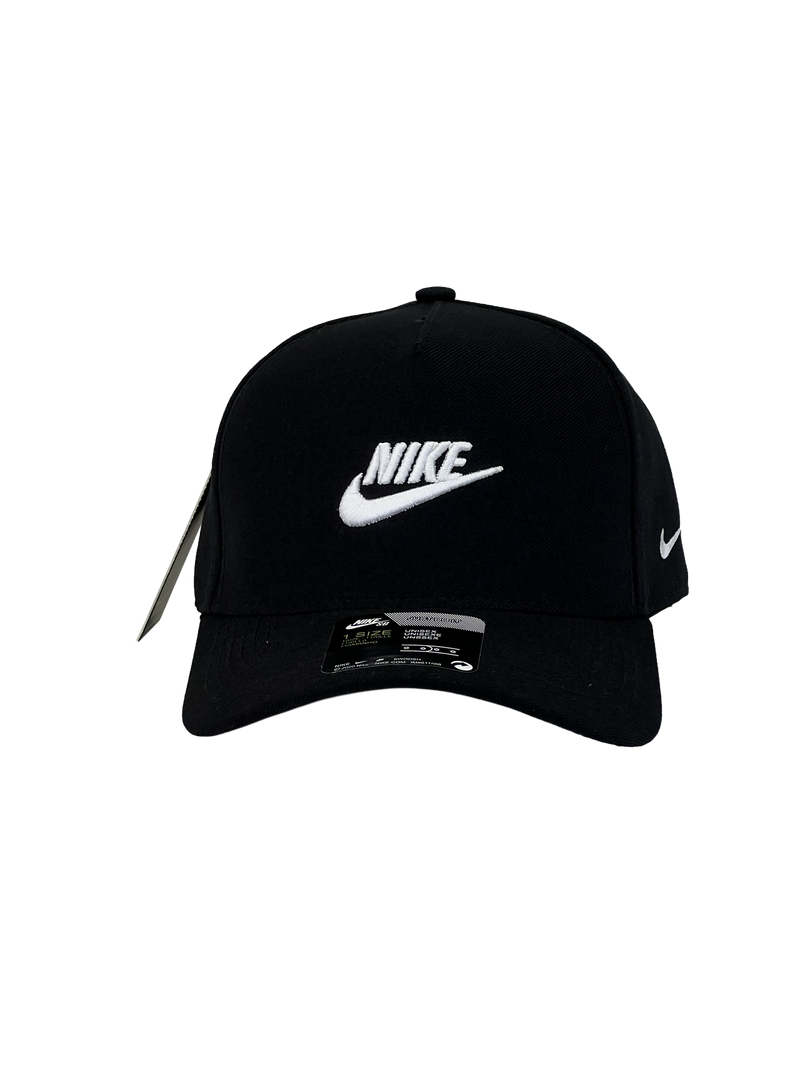 Boné Urbano Nike Letter & Logo - Cor Preto Logo Branco