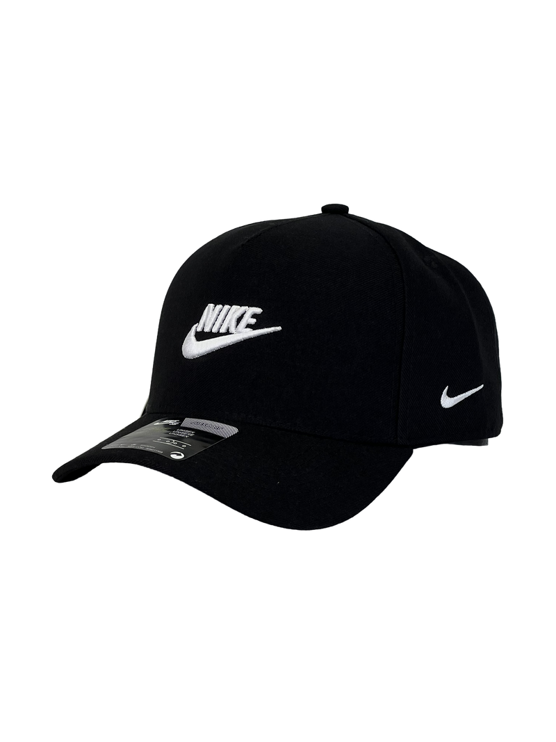 Boné Urbano Nike Letter & Logo - Cor Preto Logo Branco
