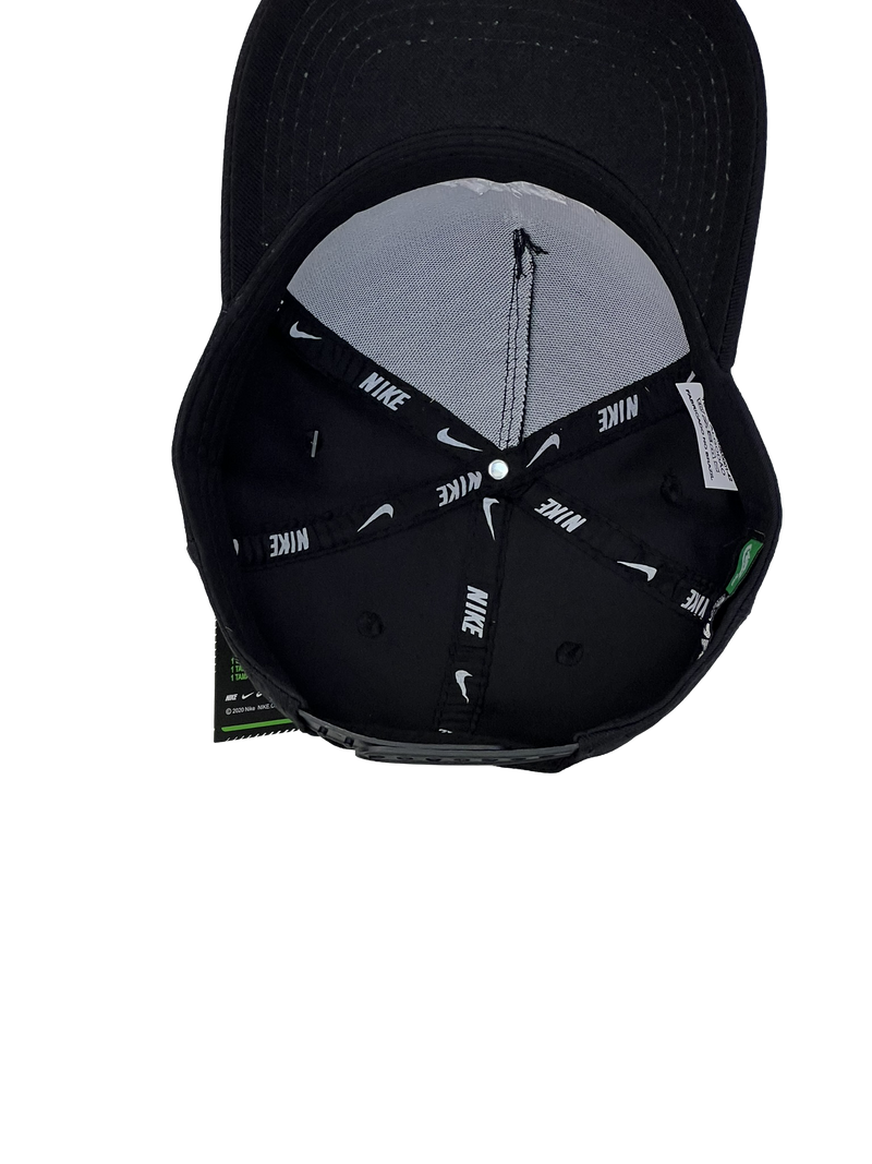 Boné Urbano Nike Letter & Logo - Cor Preto Logo Branco