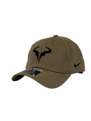 Boné Casual Nike Nadal - Cor Marrom Logo Preto