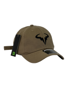 Boné Casual Nike Nadal - Cor Marrom Logo Preto