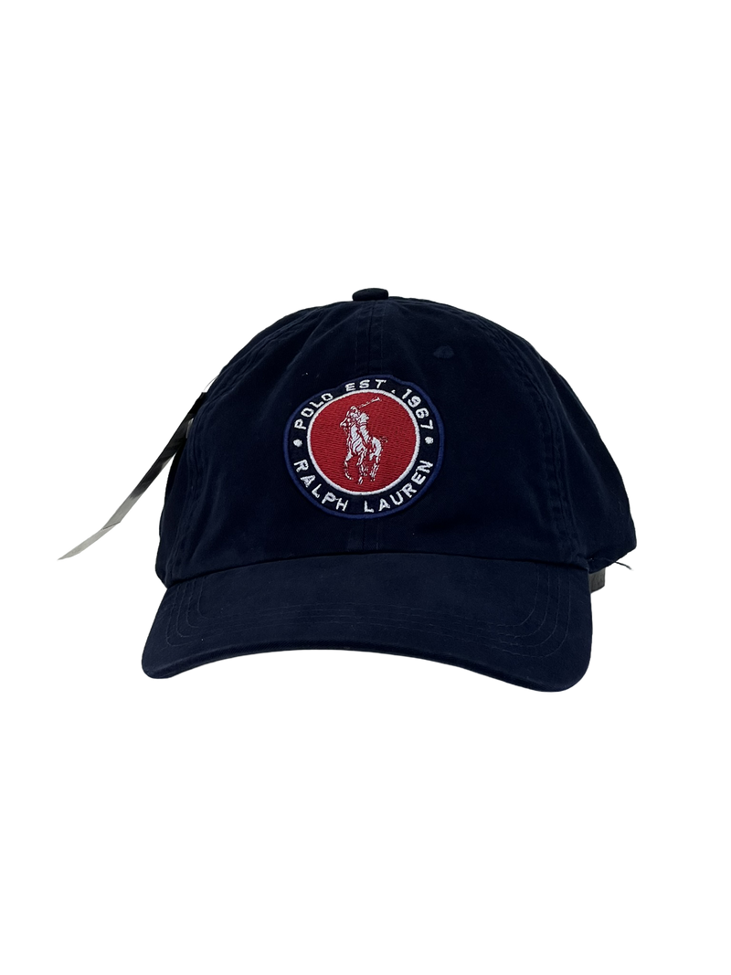 Boné Casual Polo Wear Horse Red - Cor Azul Escuro Logo Original