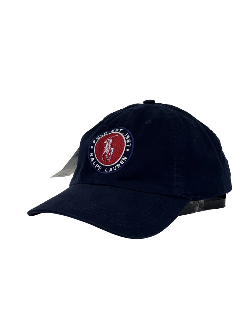 Boné Casual Polo Wear Horse Red - Cor Azul Escuro Logo Original