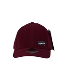 Boné Casual Lackpard NYC - Cor Vinho Logo Cinza