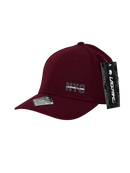 Boné Casual Lackpard NYC - Cor Vinho Logo Cinza