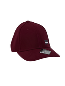 Boné Casual Lackpard NYC - Cor Vinho Logo Cinza