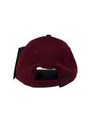 Boné Casual Lackpard NYC - Cor Vinho Logo Cinza