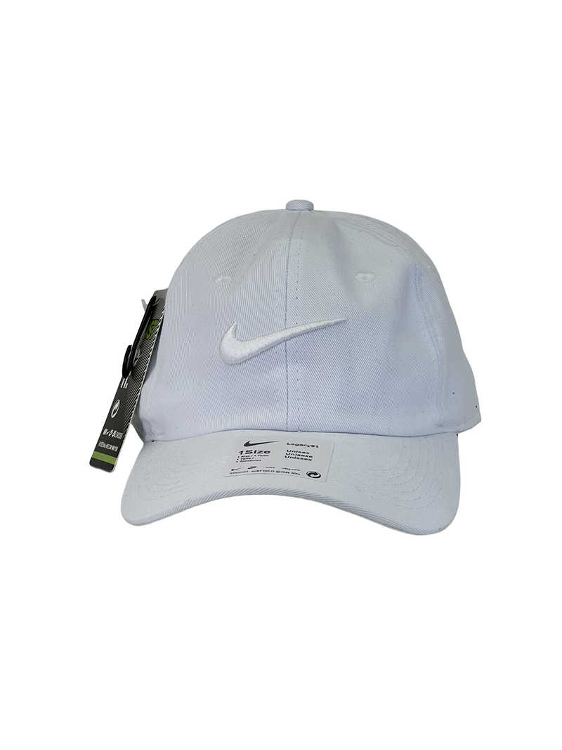 Boné Casual Nike BIG - Cor Branco Logo Branco