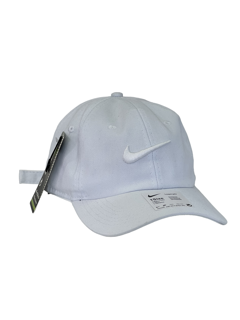 Boné Casual Nike BIG - Cor Branco Logo Branco