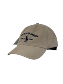 Boné Casual Polo Wear Classic - Cor Bege Logo Azul