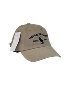 Boné Casual Polo Wear Classic - Cor Bege Logo Azul