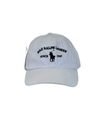 Boné Casual Polo Wear Classic - Cor Branco Logo Preto