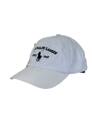 Boné Casual Polo Wear Classic - Cor Branco Logo Preto