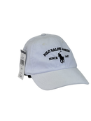 Boné Casual Polo Wear Classic - Cor Branco Logo Preto