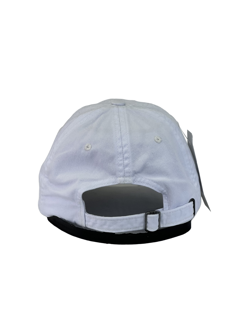 Boné Casual Polo Wear Classic - Cor Branco Logo Preto