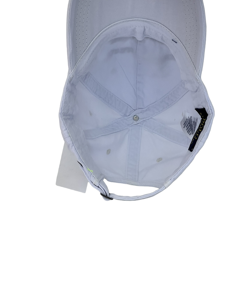 Boné Casual Polo Wear Classic - Cor Branco Logo Preto