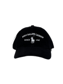 Boné Casual Polo Wear Classic - Cor Preto Logo Branco