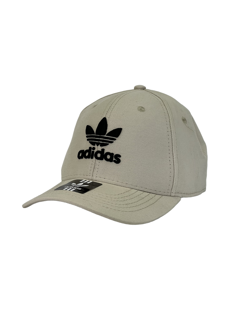 Boné Urbano Adidas BIG New - Cor Bege Logo Preto