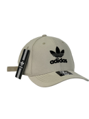 Boné Urbano Adidas BIG New - Cor Bege Logo Preto