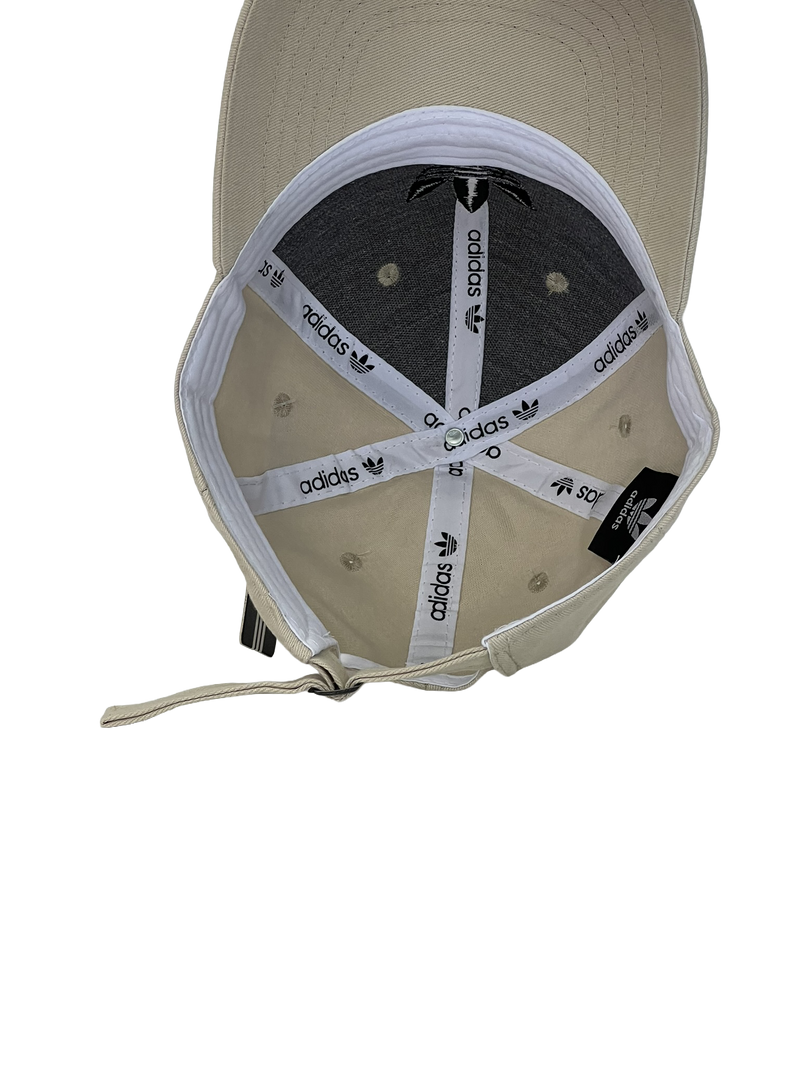 Boné Urbano Adidas BIG New - Cor Bege Logo Preto