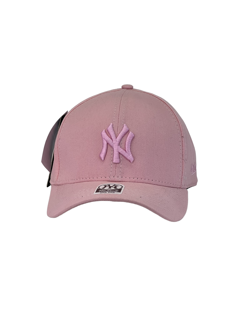 Boné Urbano New York Yankees Classic - Cor Rosa Logo Rosa