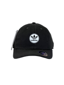 Boné Casual Adidas Circle - Cor Preto Logo Branco