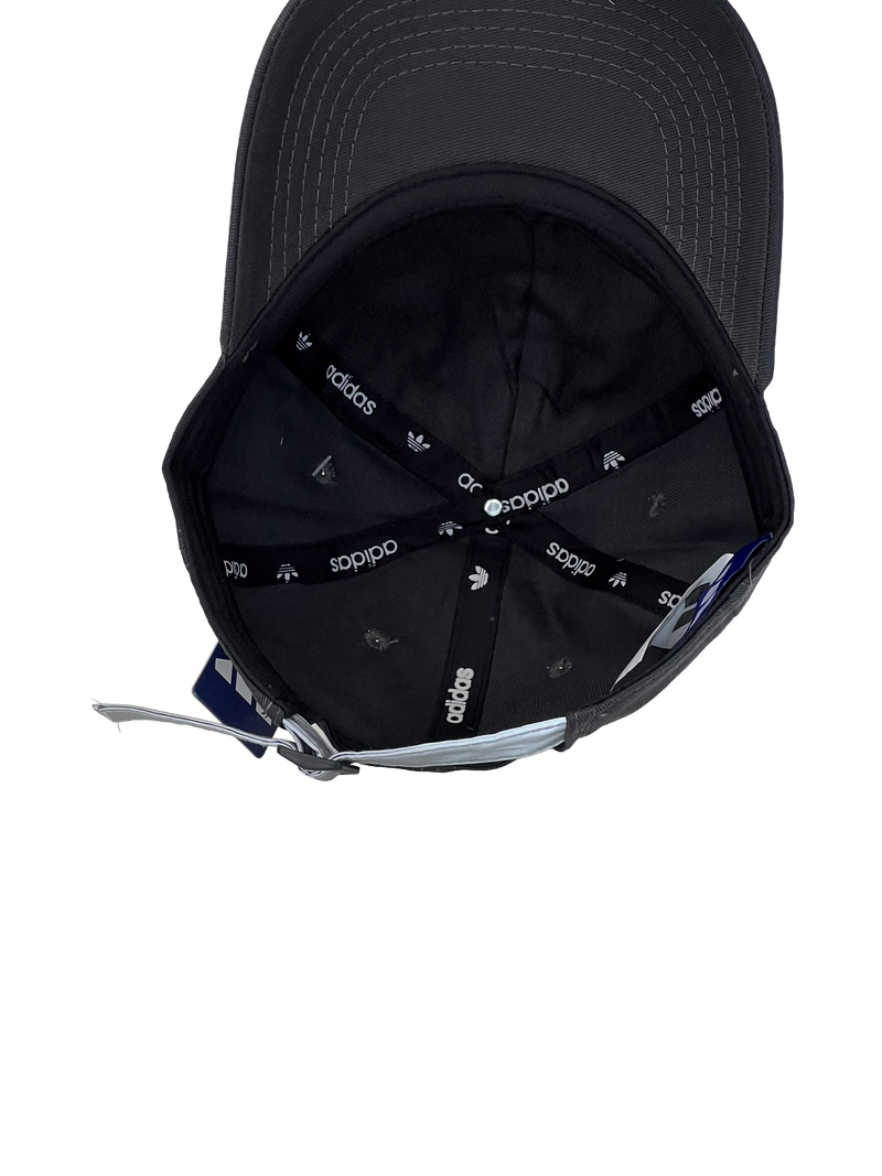 Boné Casual Adidas Circle - Cor Preto Logo Branco