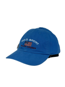 Boné Casual Polo Wear SPORT EUA - Cor Azul Claro Logo Branco