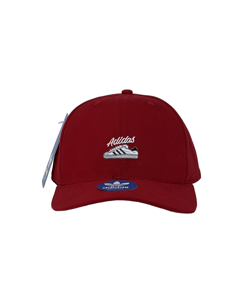 Boné Urbano Adidas Tênis - Cor Vermelho Logo Branco