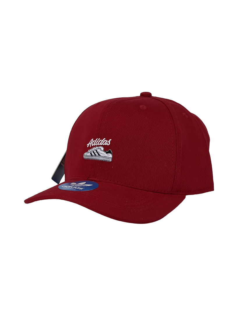 Boné Urbano Adidas Tênis - Cor Vermelho Logo Branco