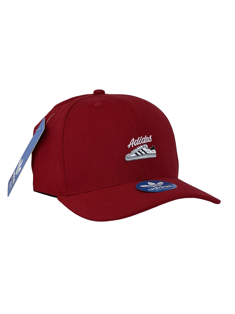 Boné Urbano Adidas Tênis - Cor Vermelho Logo Branco