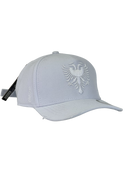 Boné Destroyed Cavalera BIG - Cor Branco Logo Branco